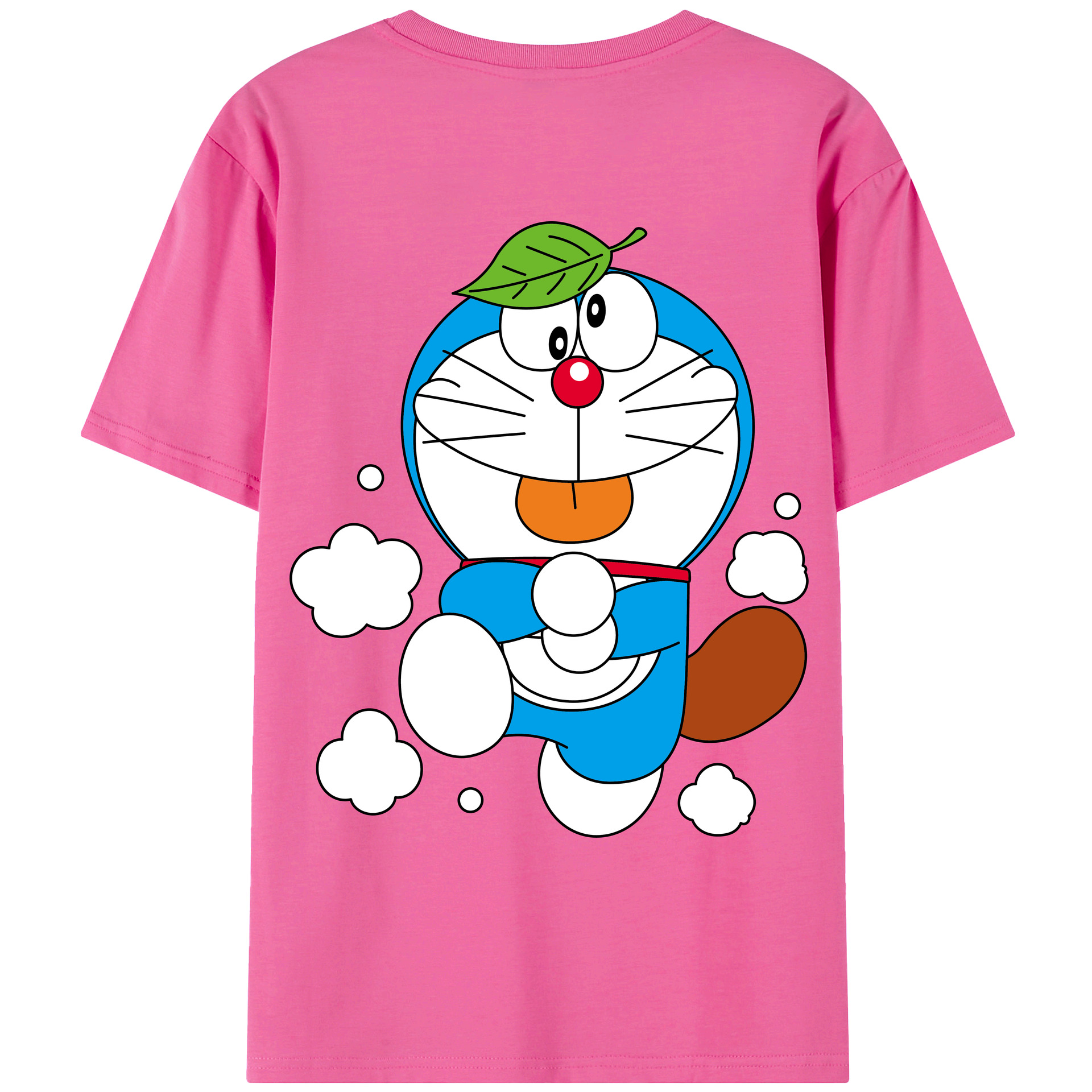 （画像用） ドラえもん Doraemon レディース半袖Tシャツ(バックプリント)